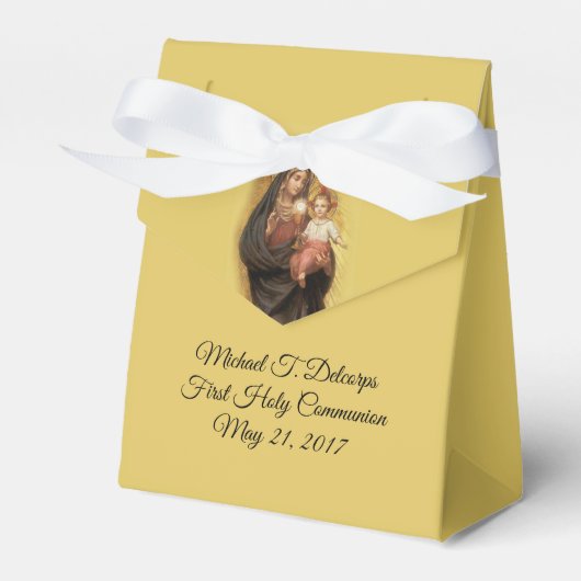 Eerste Heilige Communistische Maagd Mary Eucharist Bedankdoosjes (Voorkant Zijde)