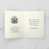 Eerste Heilige Communistische Maagd Mary Eucharist Kaart (Binnen)