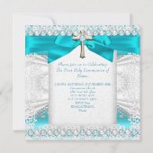 Eerste Heilige Communistische Meisjes Blauwgroen B Kaart (Achterkant)