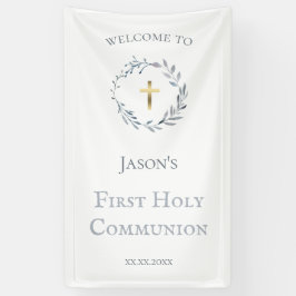 Eerste Heilige Communistische teken Spandoek