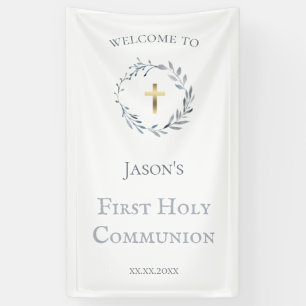 Eerste Heilige Communistische teken Spandoek