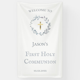 Eerste Heilige Communistische teken Spandoek