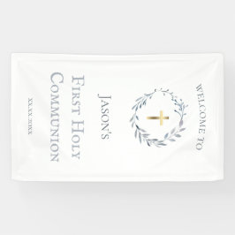 Eerste Heilige Communistische teken Spandoek