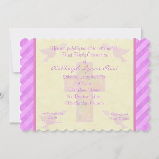 Eerste Heilige Communistische Uitnodiging voor een (Achterkant)