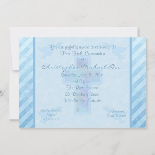 Eerste Heilige Communistische Uitnodiging voor een (Achterkant)