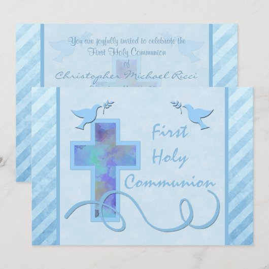 Eerste Heilige Communistische Uitnodiging voor een (Voorkant / Achterkant)