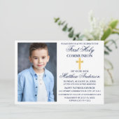 Eerste Heilige Communistische Zeemacht Blauwe Goud Kaart (Staand voorkant)