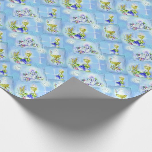 Eerste heilige gemeenschap cadeaupapier (Hoek)