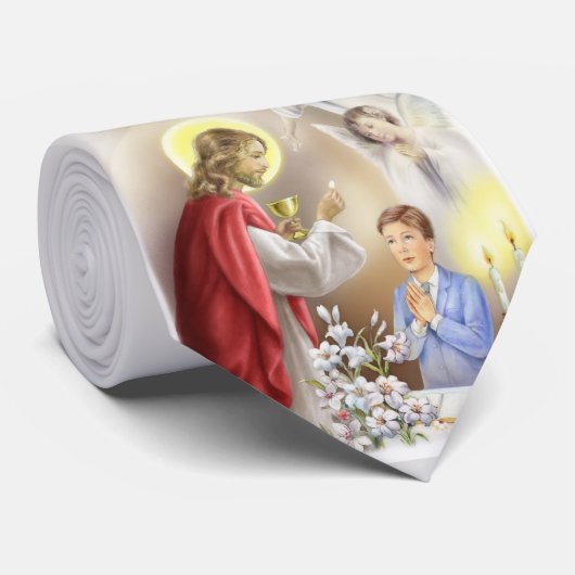 Eerste heilige stropdas (Opgerold)