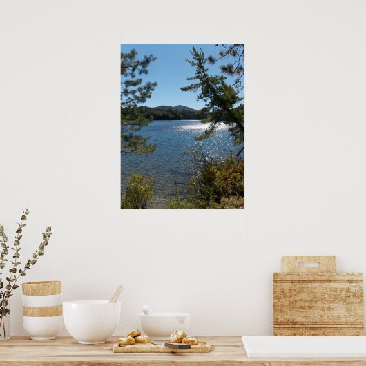 Eerste herfst 2007 in de Adirondacks 4 Poster (Keuken)