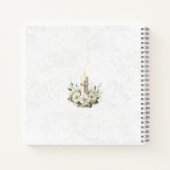 Eerste Holly Communion gastenboek Notitieboek (Achterkant)