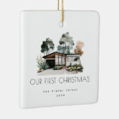 Eerste Home Mid-Century Modern Kerst Ornament (Rechts)