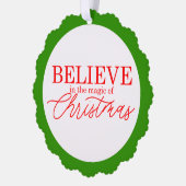 Eerste Home Nieuwe Beginnings Kerstmis Cheer Foto Ornament Kaart (Links)