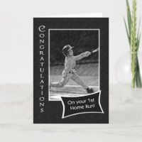 Eerste Home Run - Gefeliciteerd