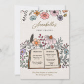 Eerste hoofdstuk Storybook Verjaardag Bloemenuitno Kaart (Voorkant)