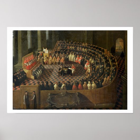 Eerste hoofdstuk van de 25e Raad van Trent, Ve Poster (Voorkant)