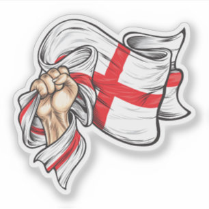 Eerste houder nationale vlag van Engeland T-shirt Sticker