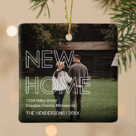 Eerste huis 2 Kerstfeest Keramisch Ornament