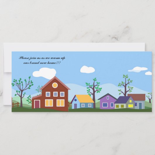 Eerste huis-aankondiging aankondiging (Voorkant)