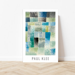 Eerste huis in een nederzetting (1926) Paul Klee Poster