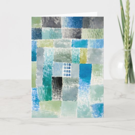 Eerste huis in een nederzetting - Paul Klee - Abst Kaart (Voorkant)