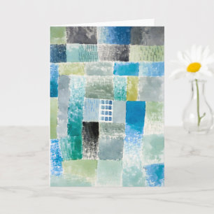 Eerste huis in een nederzetting - Paul Klee - Abst Kaart