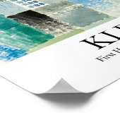 Eerste huis in een schikking door Paul Klee Poster (Hoek)