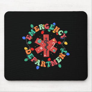 Eerste Hulp Afdeling Kerst Er Nurse 2 Sided Muismat
