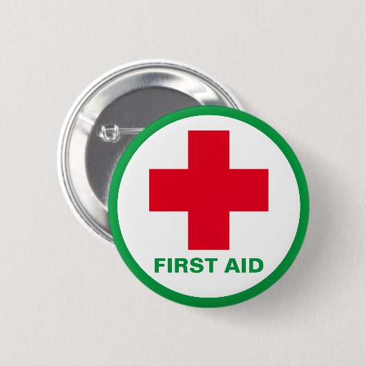 Eerste hulp - Ambulance, Help, dokter Ronde Button 5,7 Cm (Voorkant /achterkant)