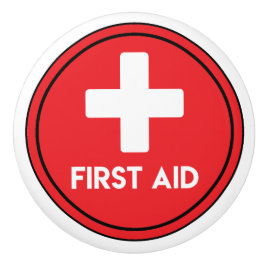 Eerste hulp Levert kabinetsleden Keramische Knop