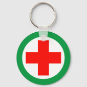 Eerste hulp - Medic - Ambulance, Help Sleutelhange Sleutelhanger (Achterkant)