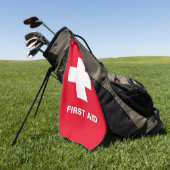 Eerste hulp & noodgeval, ambulance, hulp/golfhandd golfhanddoek (Groen)