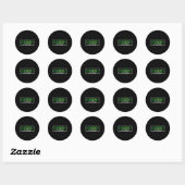 Eerste hulp St Patricks Day Emergency Roo Ronde Sticker (Vel)