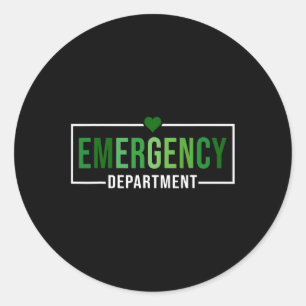 Eerste hulp St Patricks Day Emergency Roo Ronde Sticker