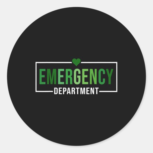 Eerste hulp St Patricks Day Emergency Roo Ronde Sticker (Voorkant)