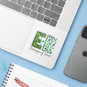 EERSTE HULP STICKER (Laptop met iPhone)