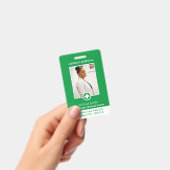 Eerste hulp symbool, foto medische ID badge (Handheld)