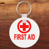 Eerste hulp T-Shirts voor vrouwen.png Sleutelhanger (Voorkant)