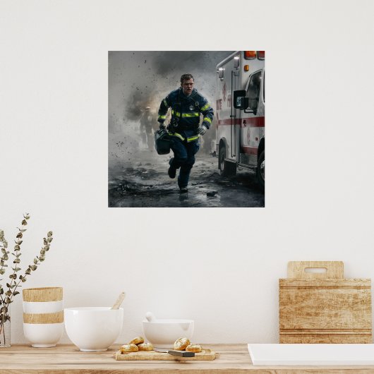 Eerste Hulpverleners: EMT/Medic 2 Poster (Keuken)