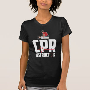 Eerste-hulpverleningsservice gecertificeerd CPR-in T-shirt