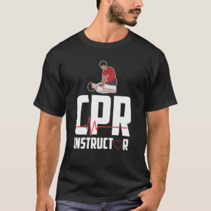 Eerste-hulpverleningsservice gecertificeerd CPR-in T-shirt