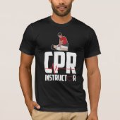 Eerste-hulpverleningsservice gecertificeerd CPR-in T-shirt (Voorkant)