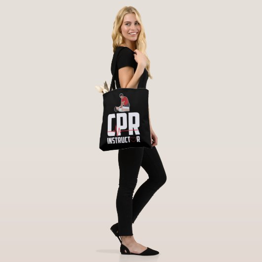 Eerste-hulpverleningsservice gecertificeerd CPR-in Tote Bag (Op model)
