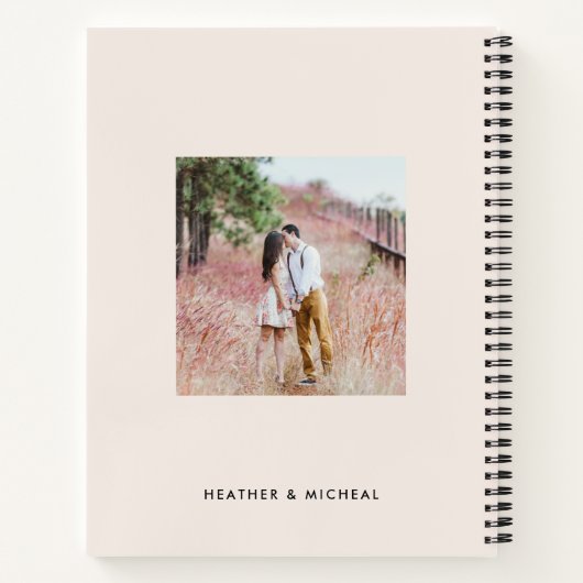 Eerste huwelijksjubileum cadeau notitieboek (Achterkant)