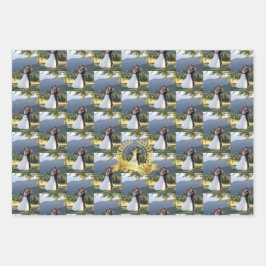 Eerste huwelijksjubileum vieren op maat   inpakpapier vel