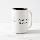 eerste I koffie - mok - groot (Voorkant rechts)