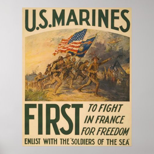 Eerste in Frankrijk Poster (Voorkant)