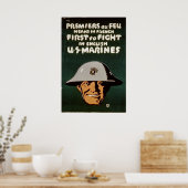 Eerste in het Engels Poster (Keuken)