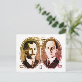 Eerste in vlucht briefkaart (Staand voorkant)