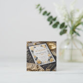 Eerste indrukken zijn belangrijk! trouwkaart informatiekaartje (Staand voorkant)